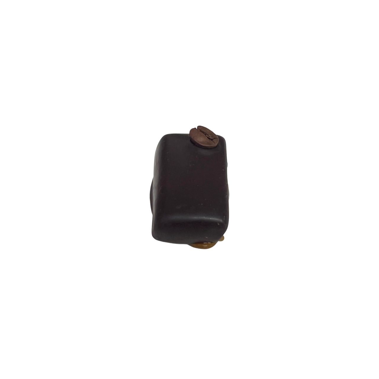 espresso caramel in dark chocolate with espresso bean