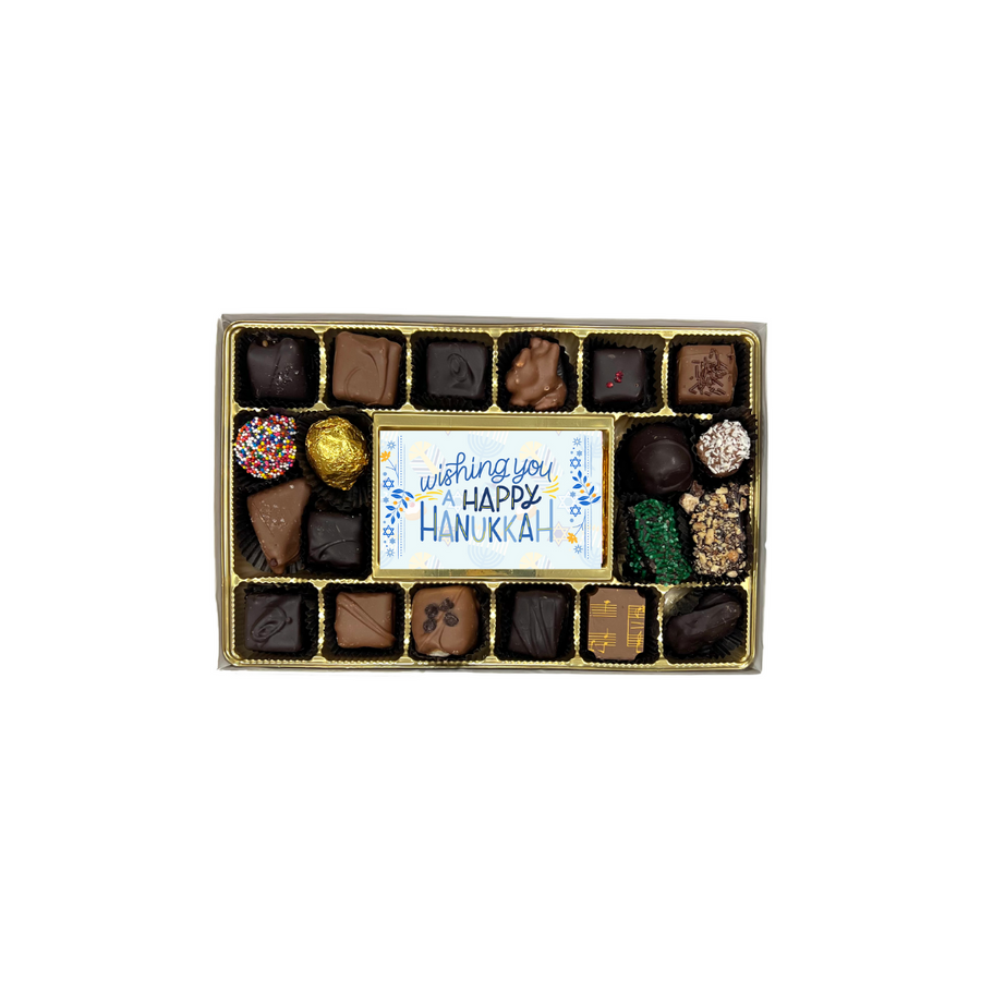 Happy Hanukkah Chocolate Bar Gift Box