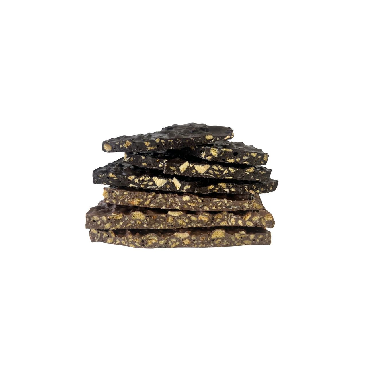 stack of chocolate pieces
