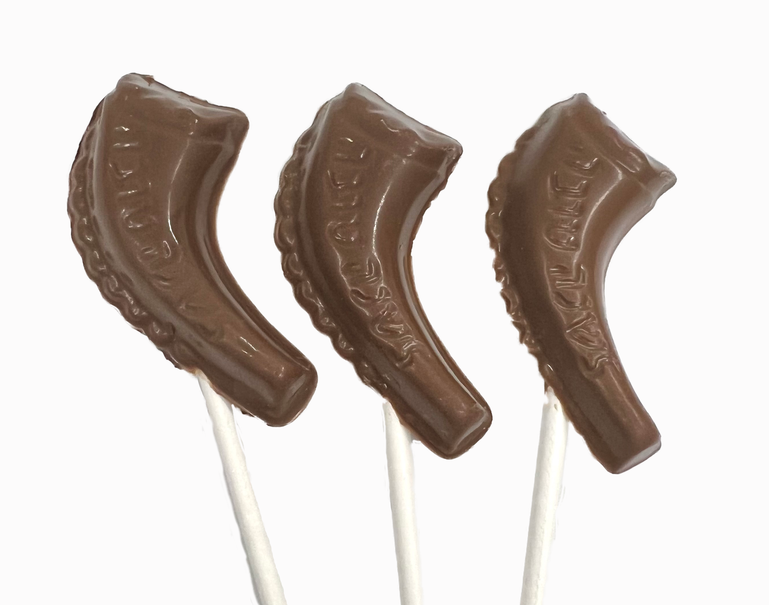 3 chocolate shofars