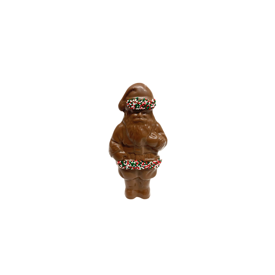 Medium Solid Chocolate Santa