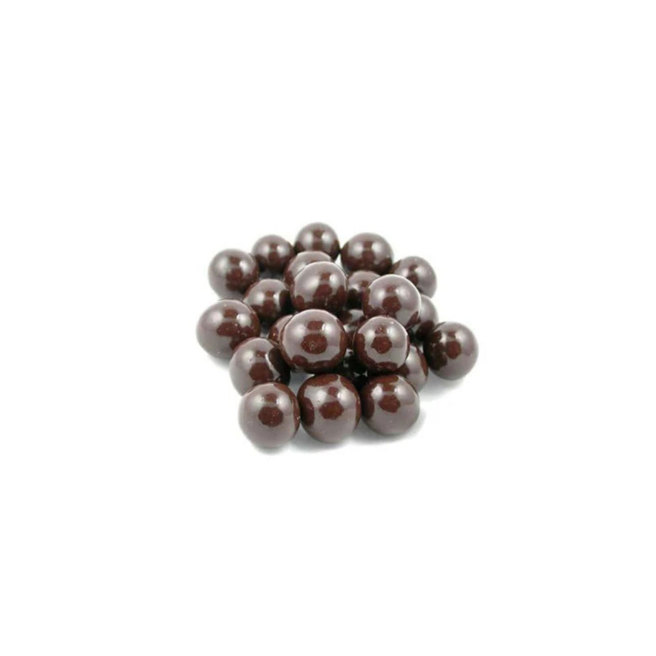chocolate covered cordials on a white background